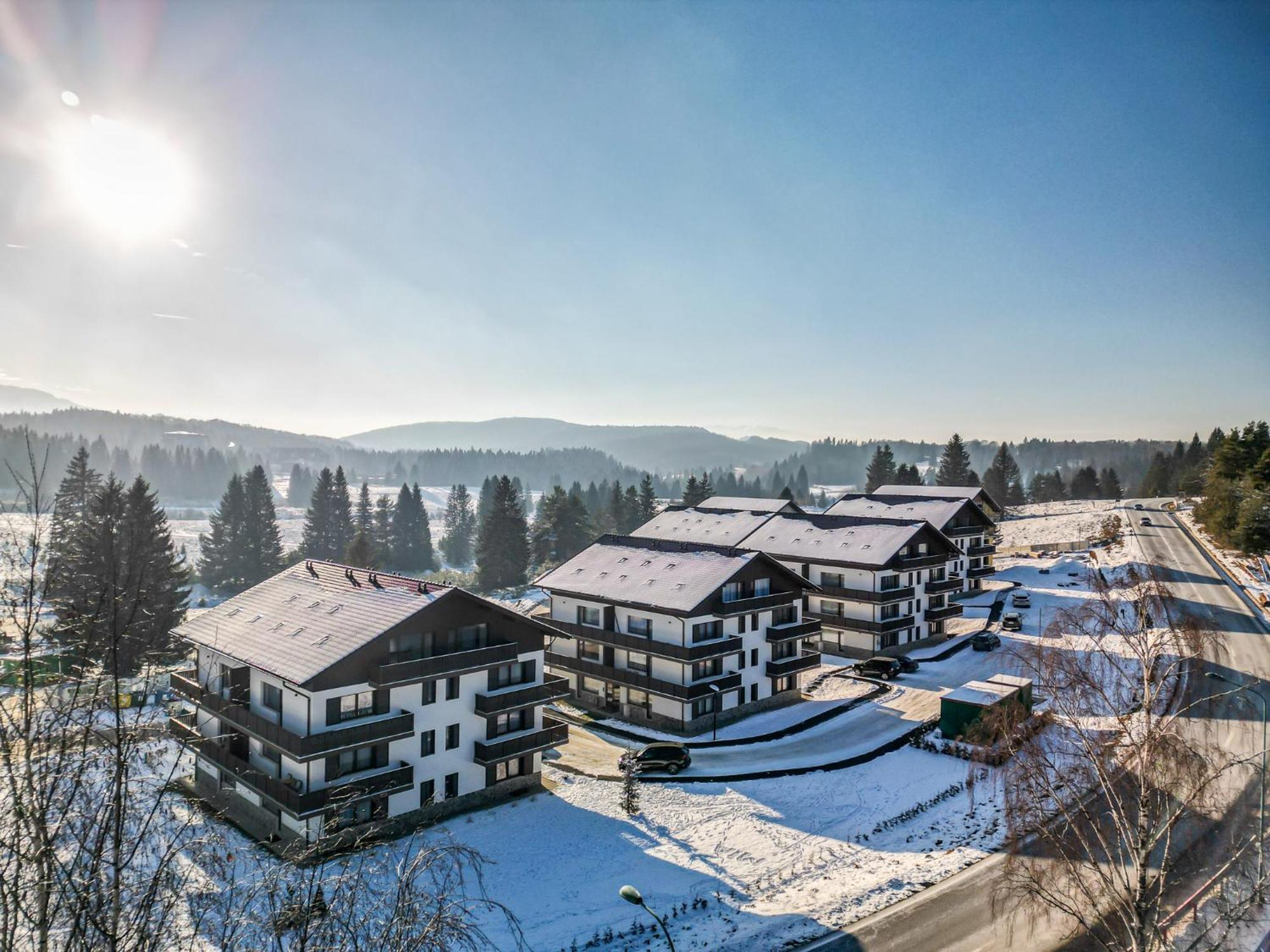 Albert Residence Aparthotel Grand Chalet With Free Spa Access To Alpin Resort โปยานาบราซอฟ ภายนอก รูปภาพ